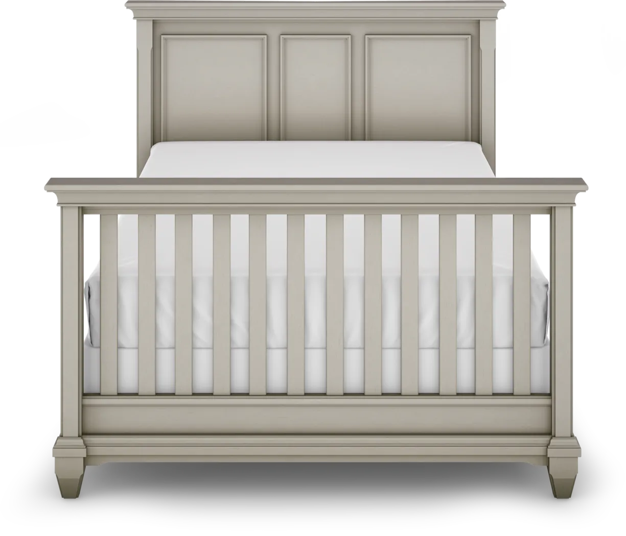 Hilton Head Gray 3 Pc Crib with Toddler and Full Conversion Rails - Image 8