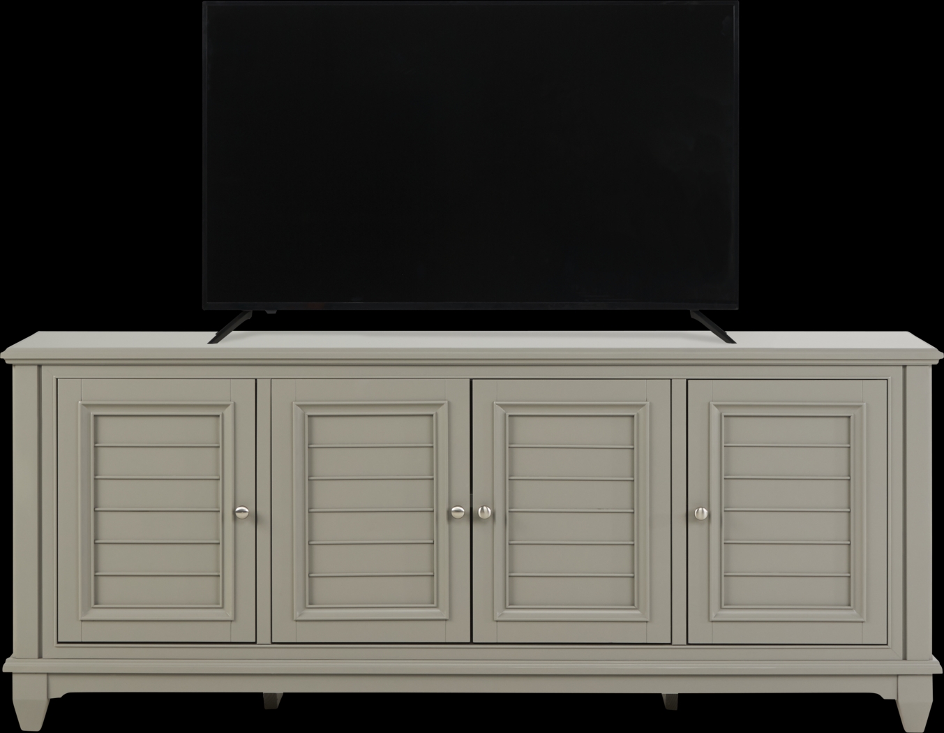 Hilton Head Gray 84 in. Credenza - Thumbnail - Image 2