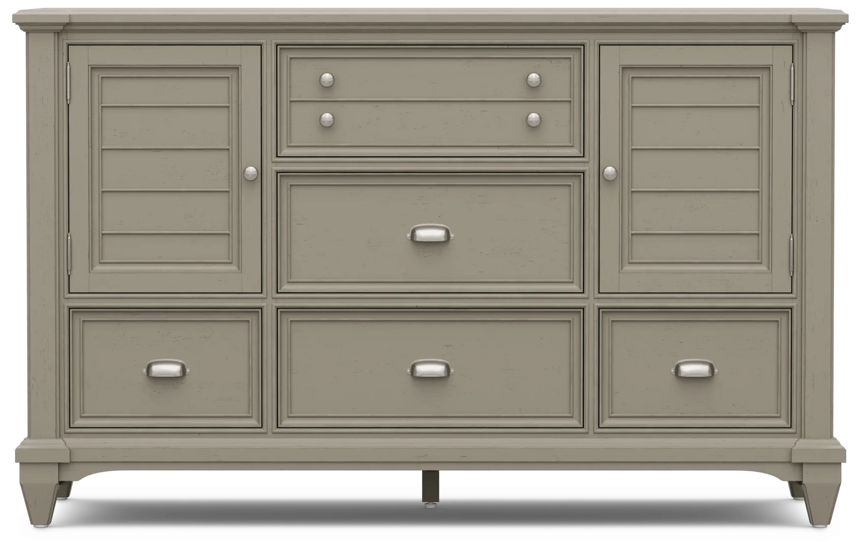 gray door dresser