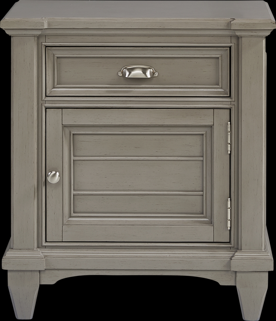 Hilton Head Gray 5 Pc Queen Panel Bedroom - Thumbnail - Image 6