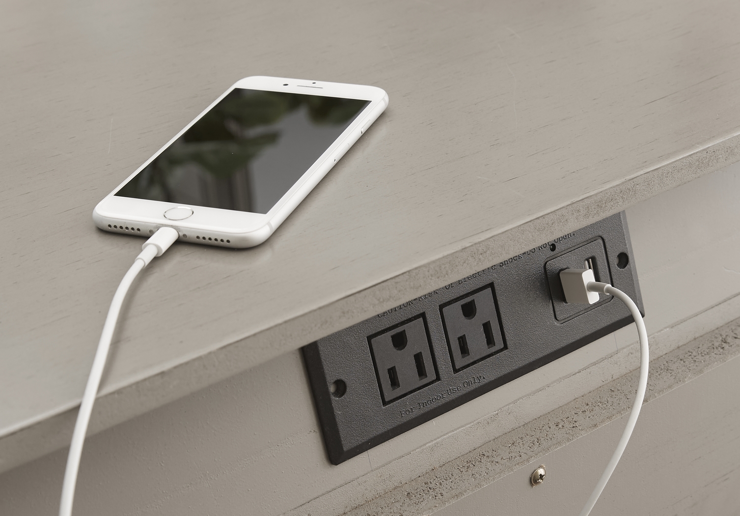 Hilton Head Gray Door Nightstand - Thumbnail - Image 2