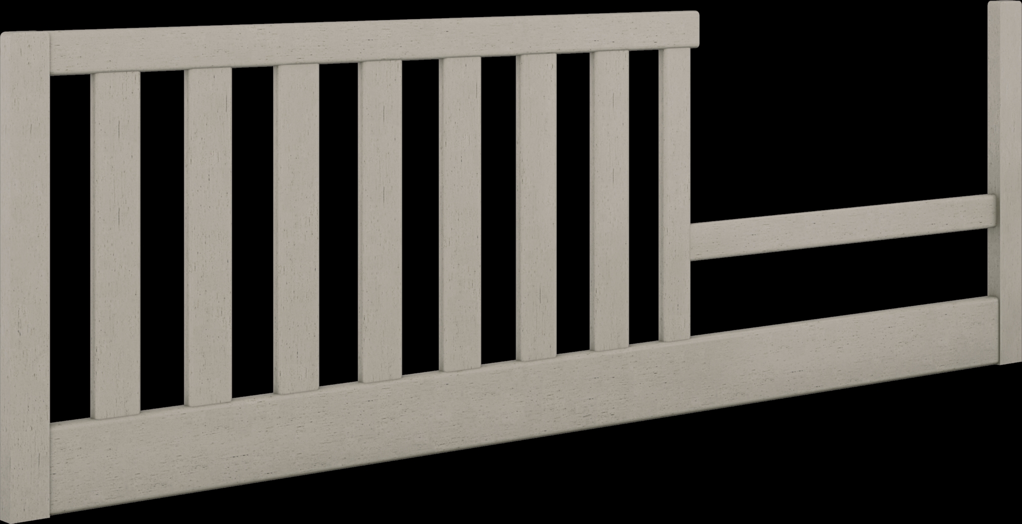 Hilton Head Gray 5 Pc Nursery with Toddler Rails - Thumbnail - Image 9