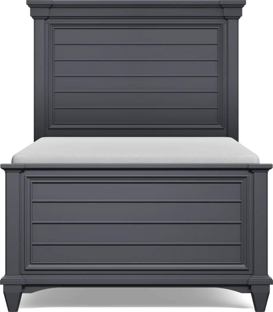 Hilton Head Kids Graphite Twin Panel Bed - Thumbnail - Image 3
