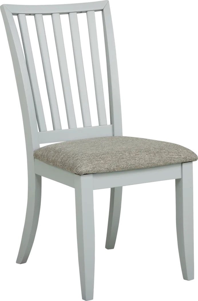 Hilton Head Graphite 5 Pc Dining Room with Mint Side Chairs - Thumbnail - Image 3