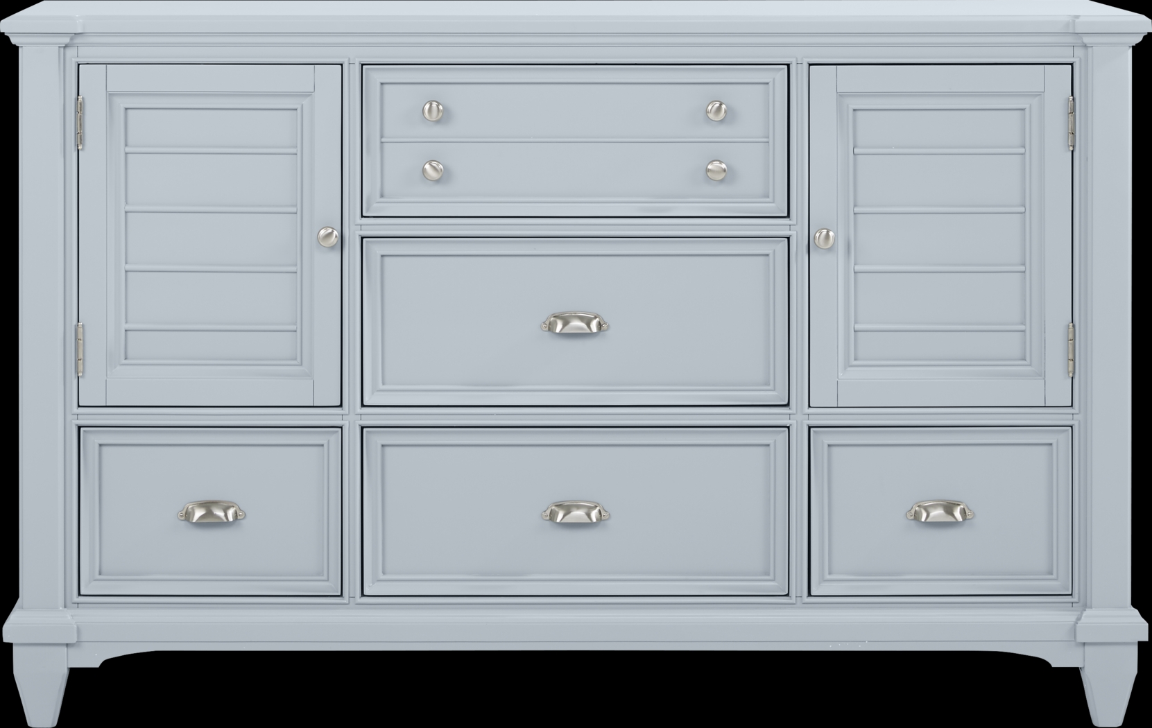 Hilton Head Mint 5 Pc Queen Panel Bedroom - Thumbnail - Image 5