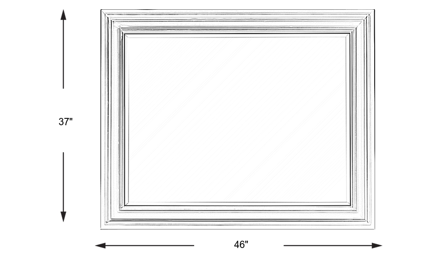 Dimension Image. Please refer to the Dimension Tab on this page for dimension details.
