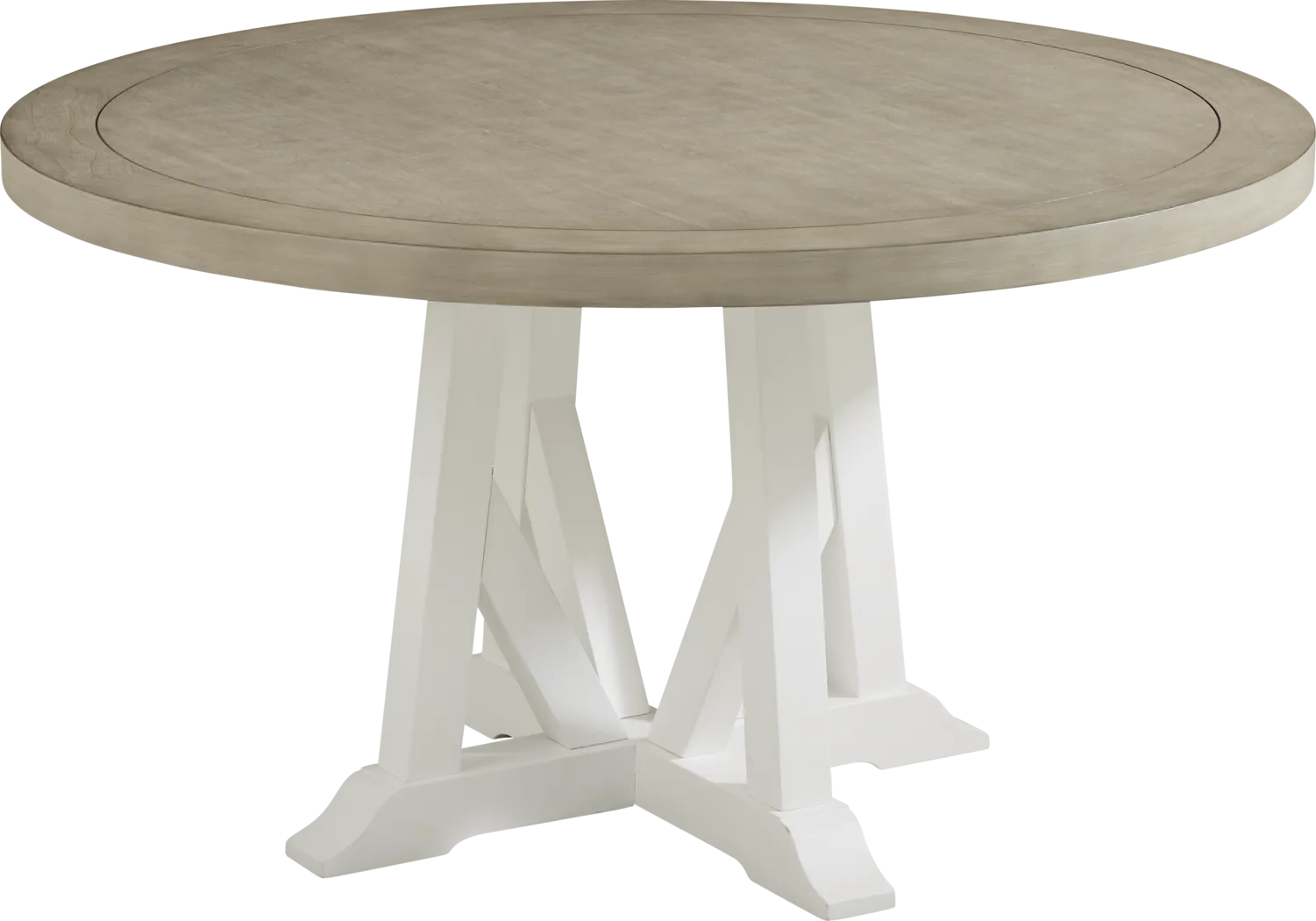 Hilton Head White 5 Pc Round Dining Room - Thumbnail - Image 2