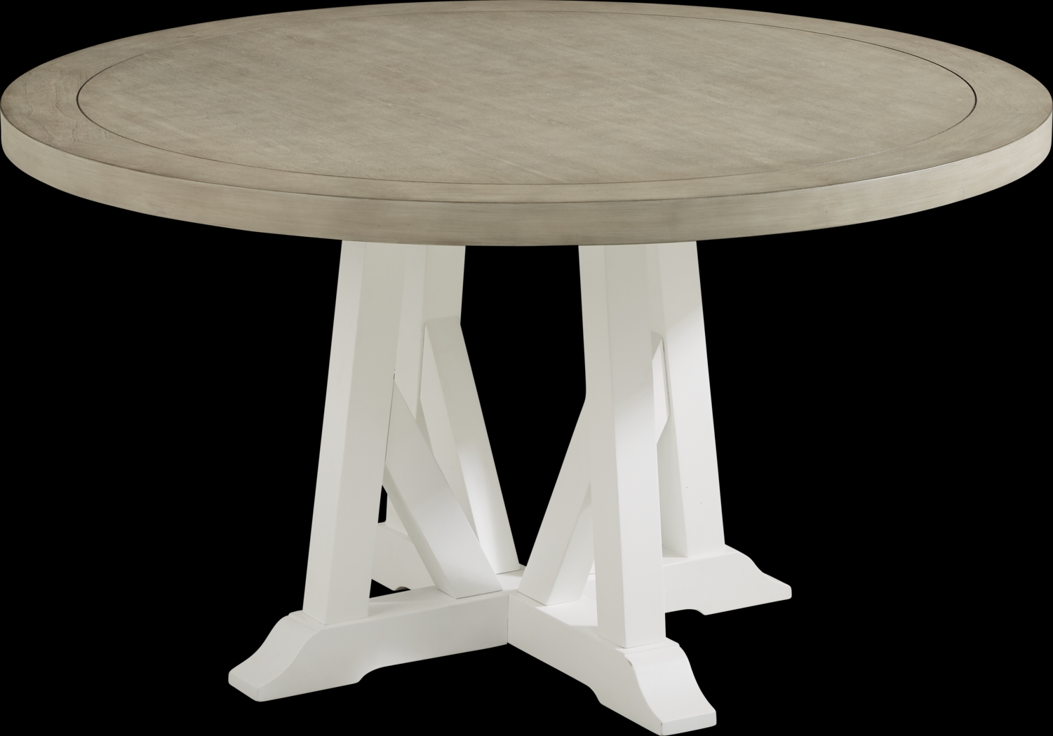 Hilton Head White 5 Pc Round Dining Room with Mint Chairs - Thumbnail - Image 2