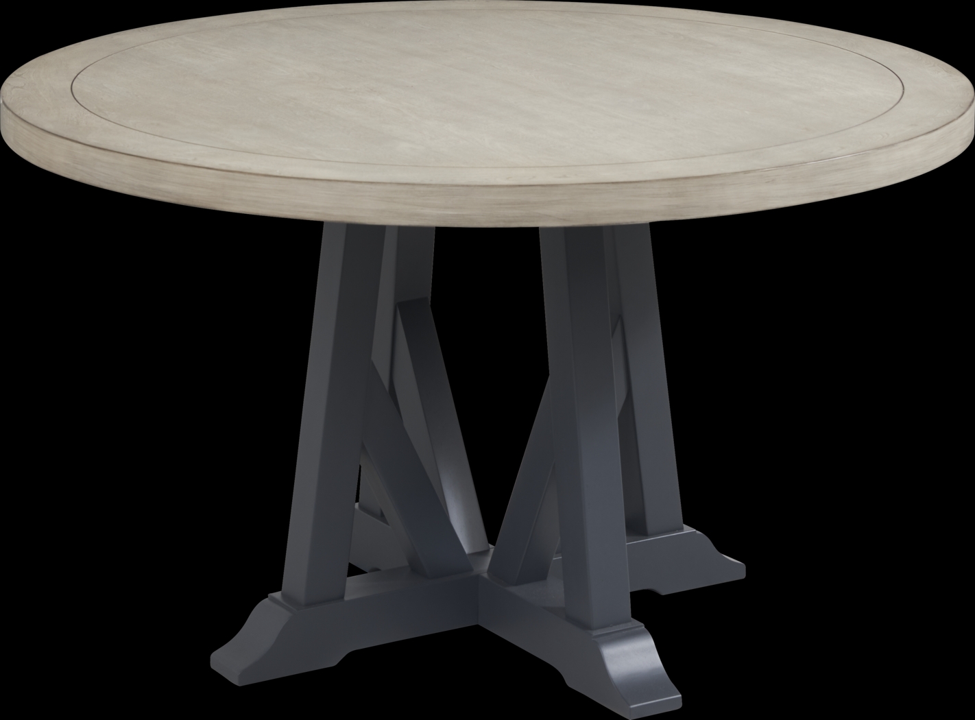 Hilton Head Graphite 5 Pc Round Dining Room with Gray Chairs - Thumbnail - Image 2