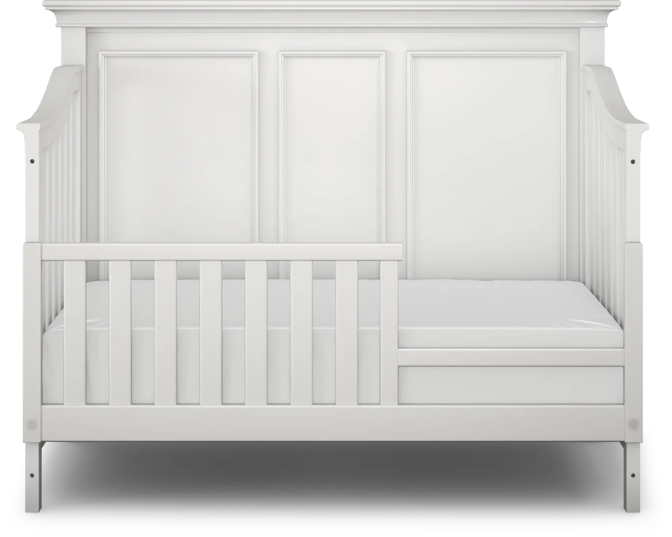 Hilton Head White 3 Pc Crib with Toddler and Full Conversion Rails - Image 5