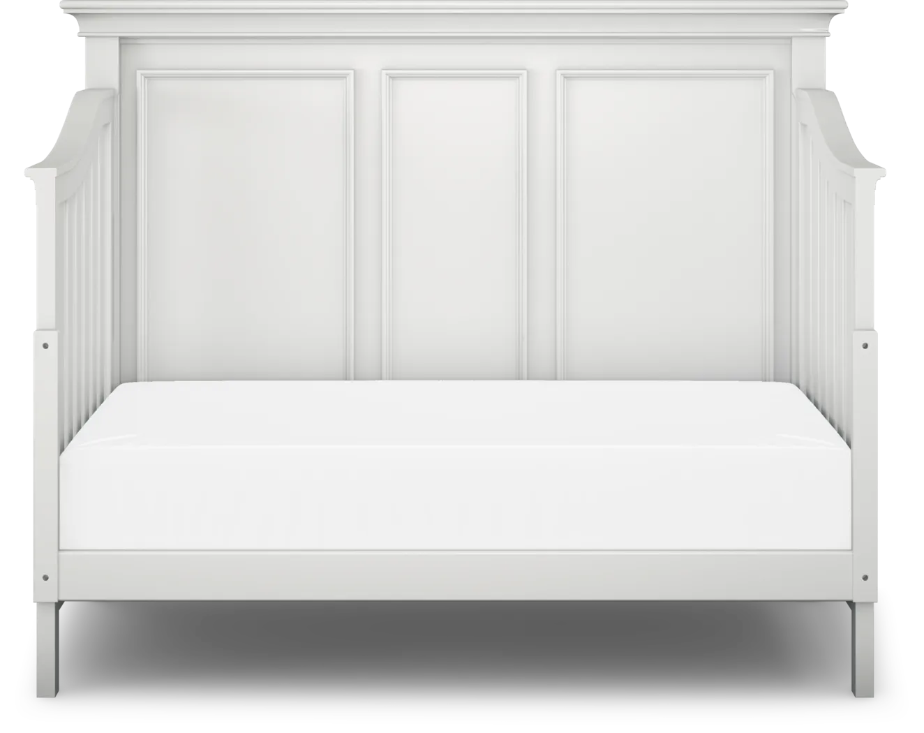 Hilton Head White 3 Pc Crib with Toddler and Full Conversion Rails - Image 8