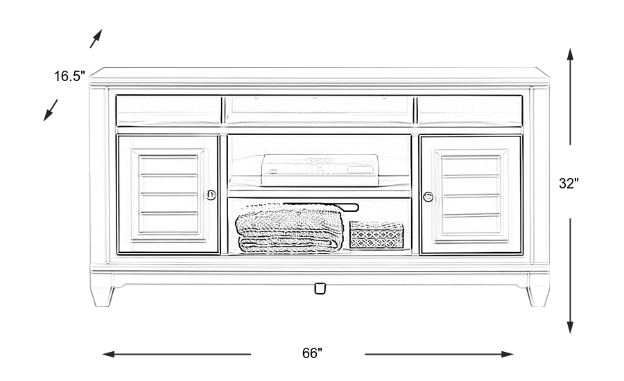 Dimension Image. Please refer to the Dimension Tab on this page for dimension details.