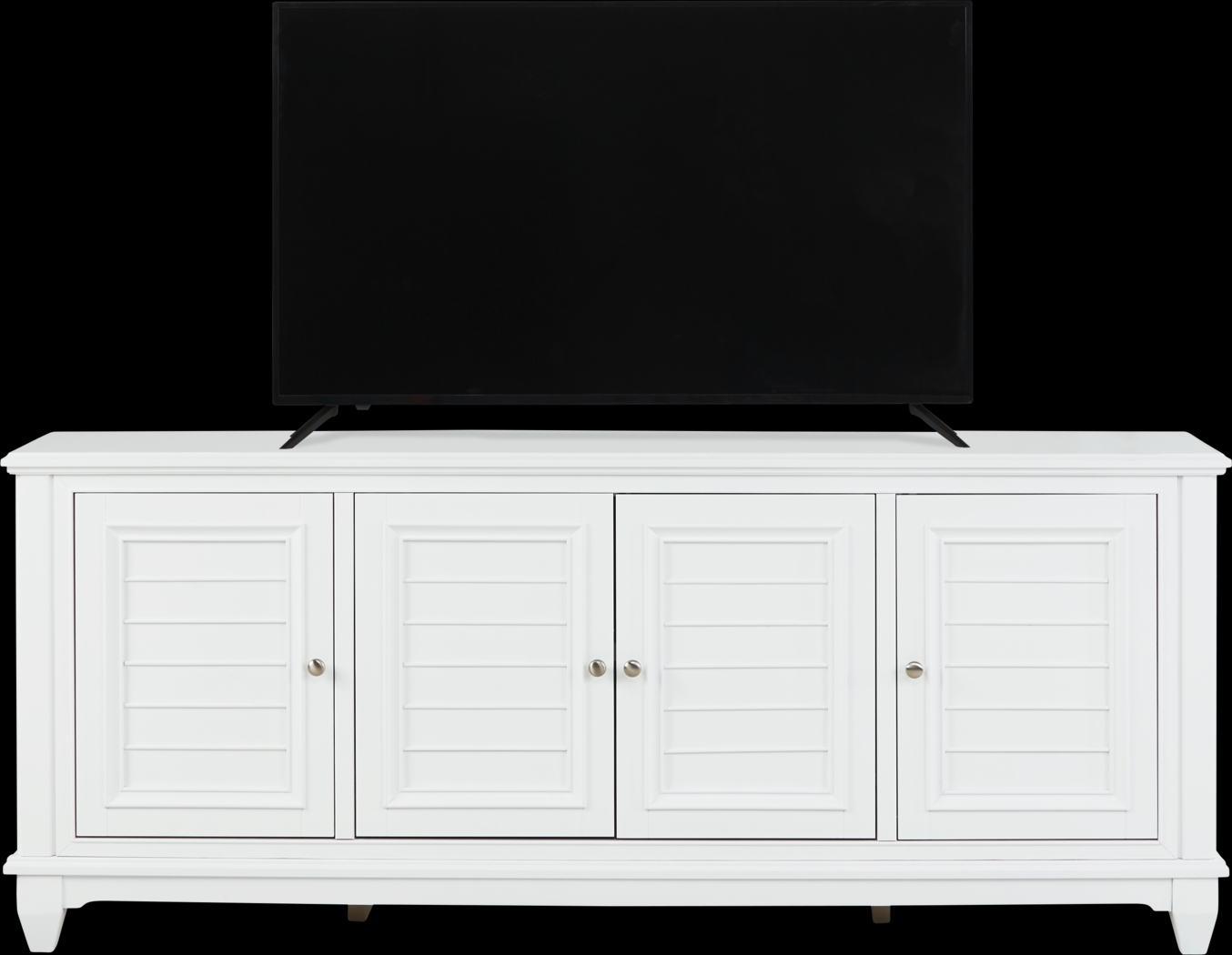 Hilton Head White 84 in. Credenza - Thumbnail - Image 2