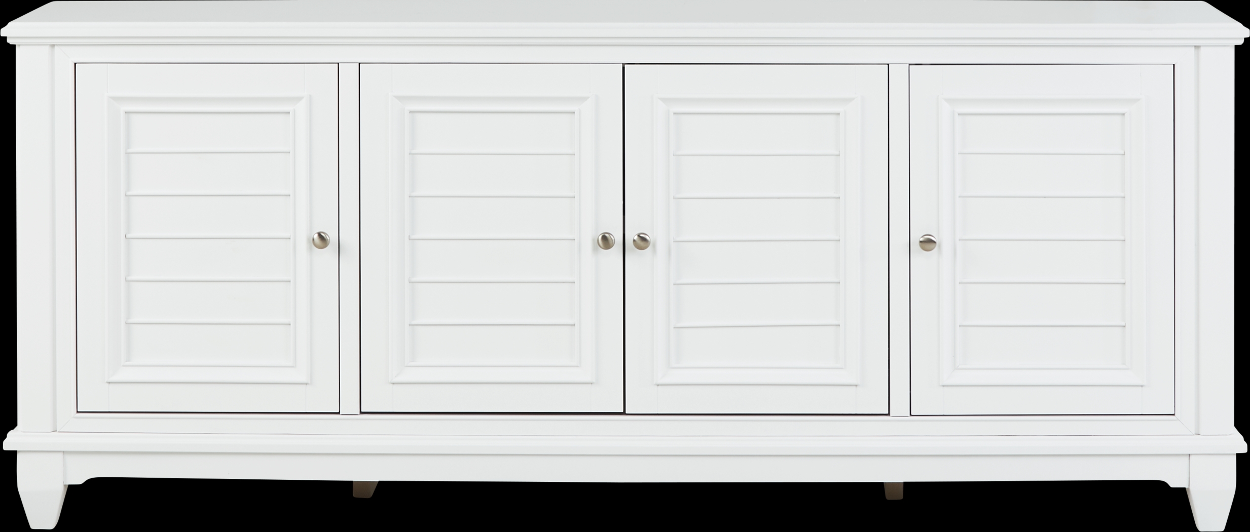 Hilton Head White 84 in. Credenza - Thumbnail - Image 1