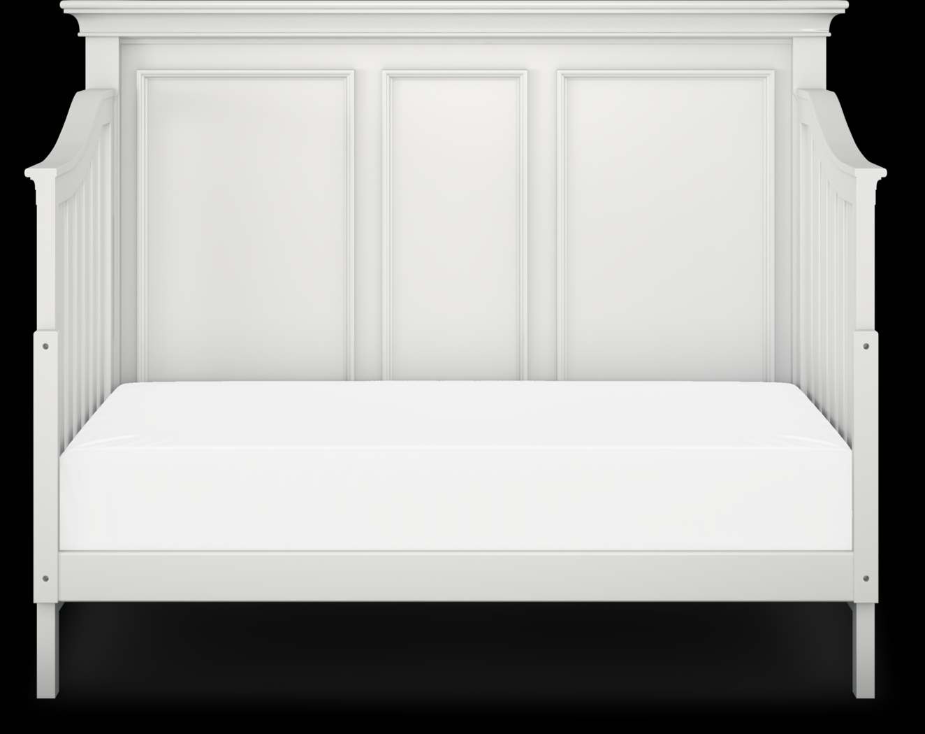 Hilton Head White 6 Pc Nursery with Toddler & Conversion Rails - Thumbnail - Image 5