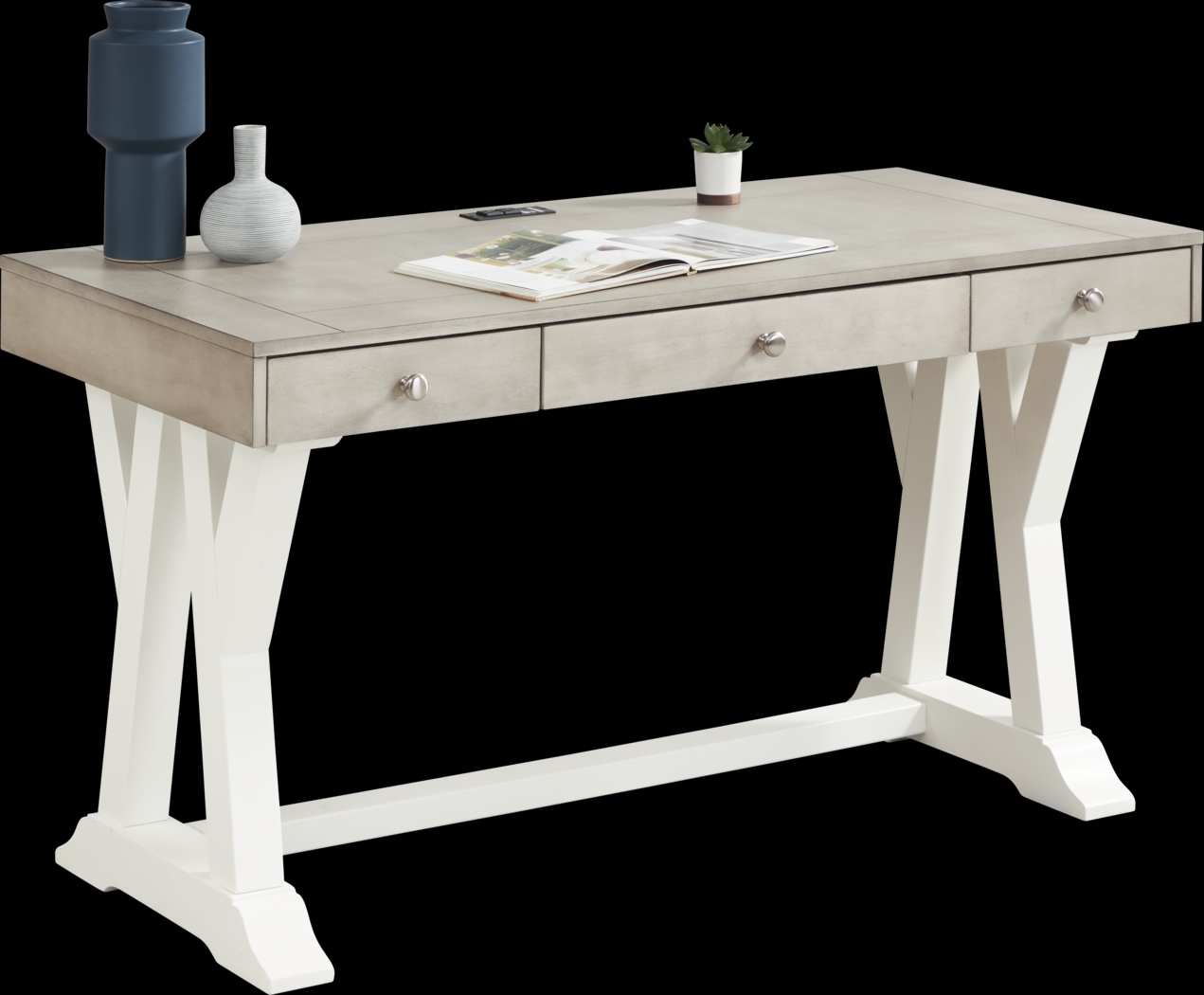 Hilton Head White Desk - Thumbnail - Image 3