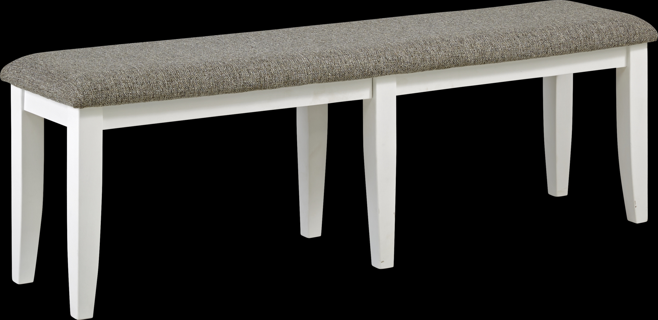 Hilton Head White Dining Bench - Thumbnail - Image 1