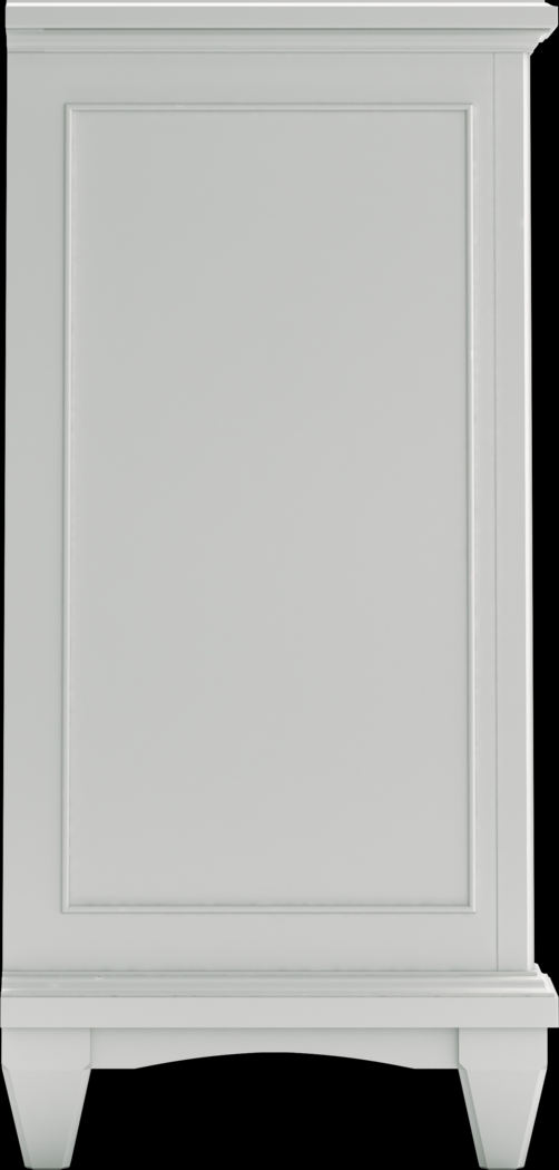 Hilton Head White 5 Pc King Panel Bedroom - Thumbnail - Image 9