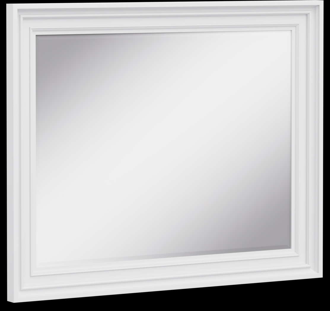 Hilton Head White 5 Pc King Panel Bedroom - Thumbnail - Image 9