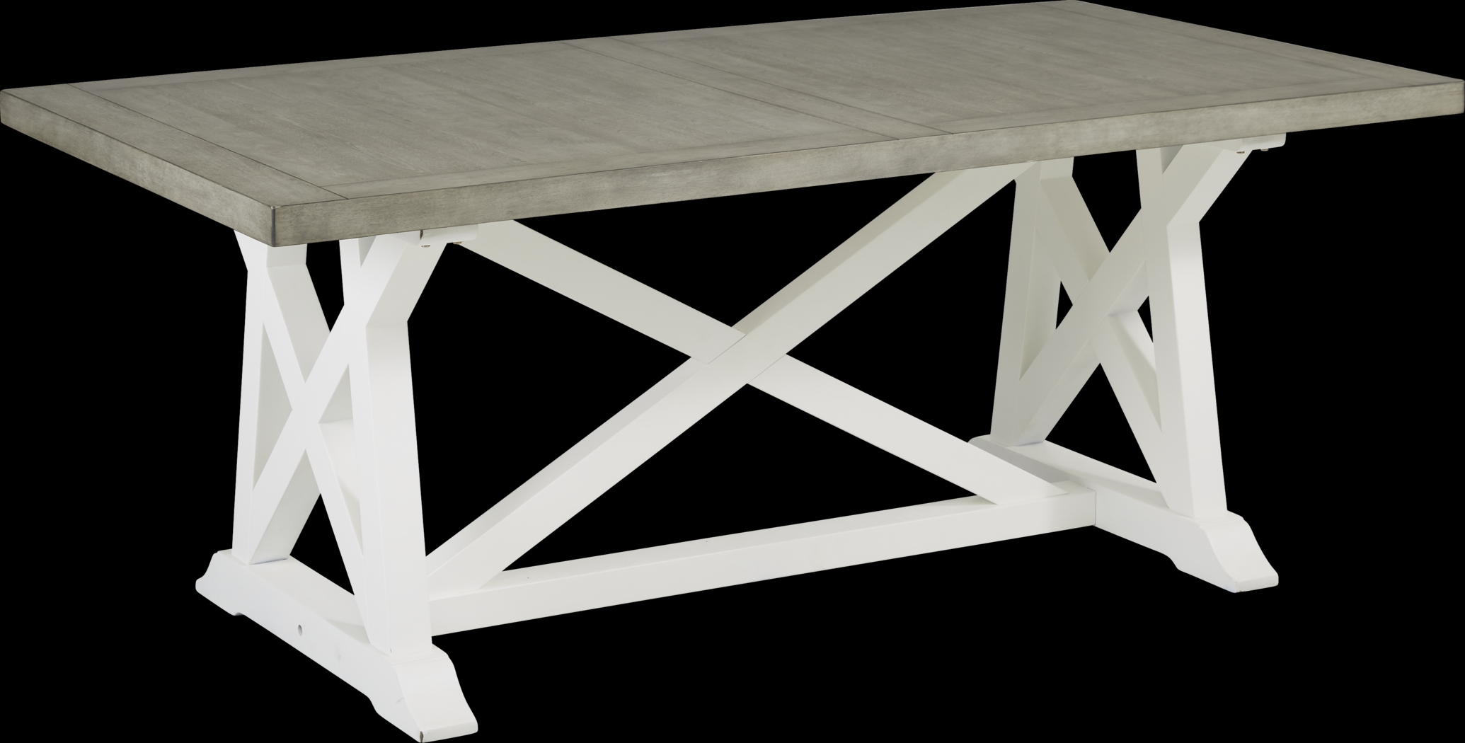 Hilton Head White 5 Pc Trestle Dining Room - Thumbnail - Image 2
