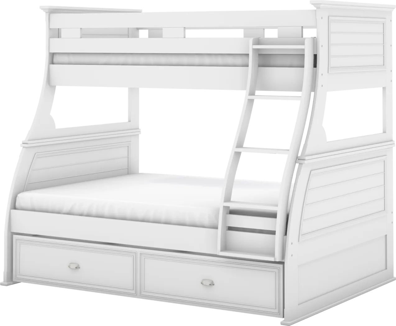 Hilton Head White Twin/Full Bunk - Thumbnail - Image 4