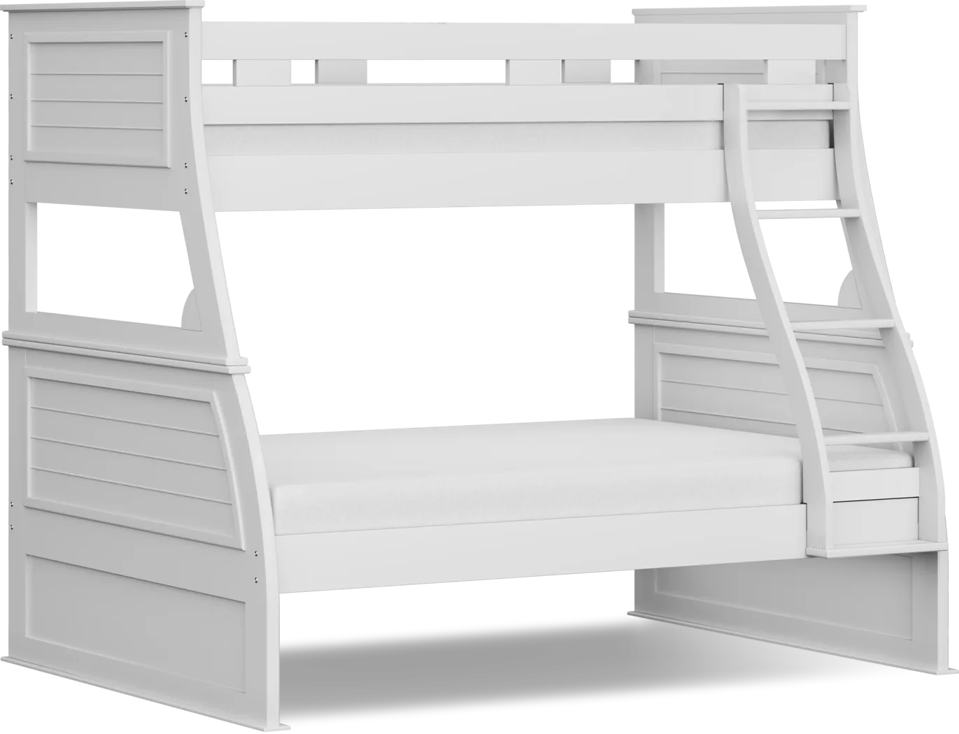 Hilton Head White Twin/Full Bunk - Thumbnail - Image 1