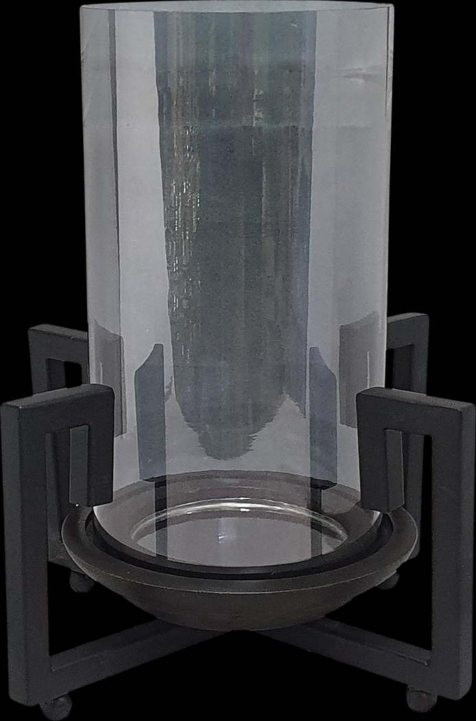 Hilversum Gray Candle Holder - Thumbnail - Image 1