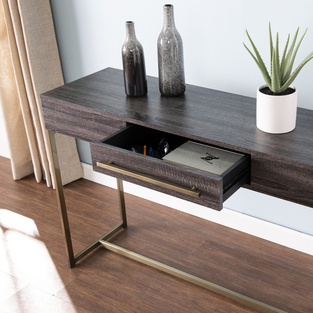 Hilwill Black Sofa Table - Thumbnail - Image 3