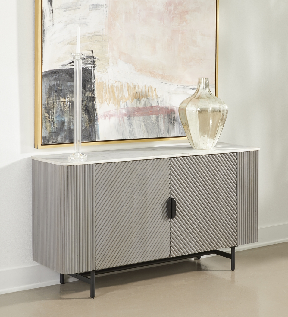 Hilyave Gray Credenza - Thumbnail - Image 2