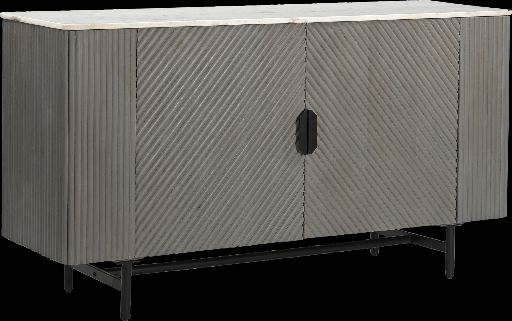 Hilyave Gray Credenza - Thumbnail - Image 1