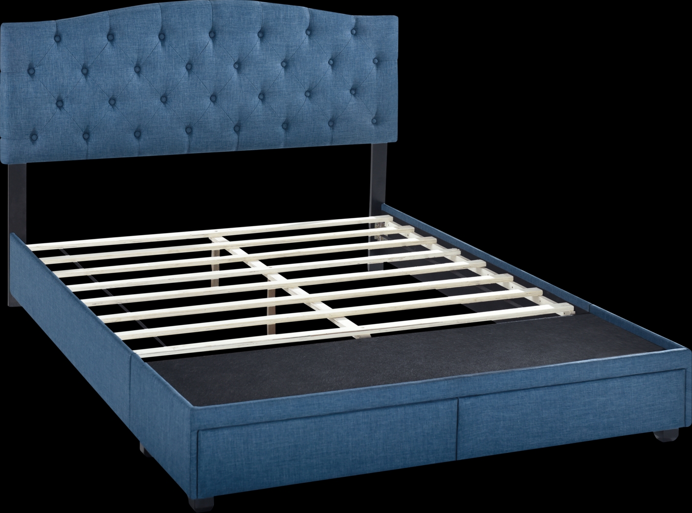 Hinesville Blue Queen Bed - Thumbnail - Image 5