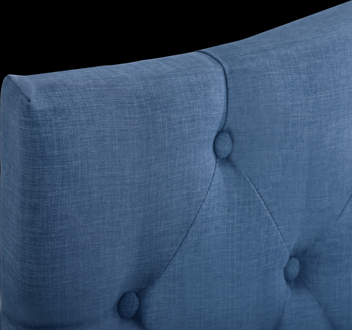 Hinesville Blue Queen Bed - Thumbnail - Image 7