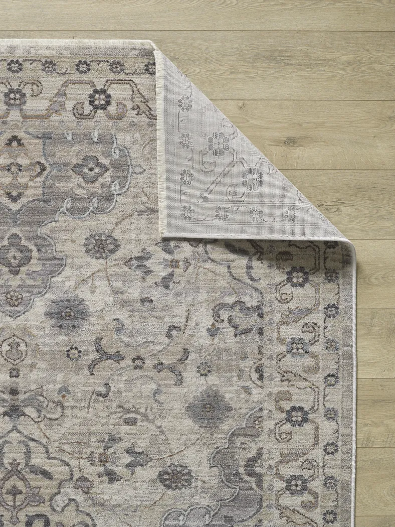 Hingdola Ivory 7'10 x 9'10 Rug - Thumbnail - Image 4