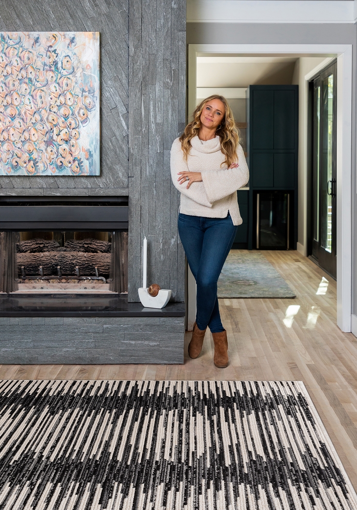 Hingram Black 7'10 x 10'1 Rug - Thumbnail - Image 3