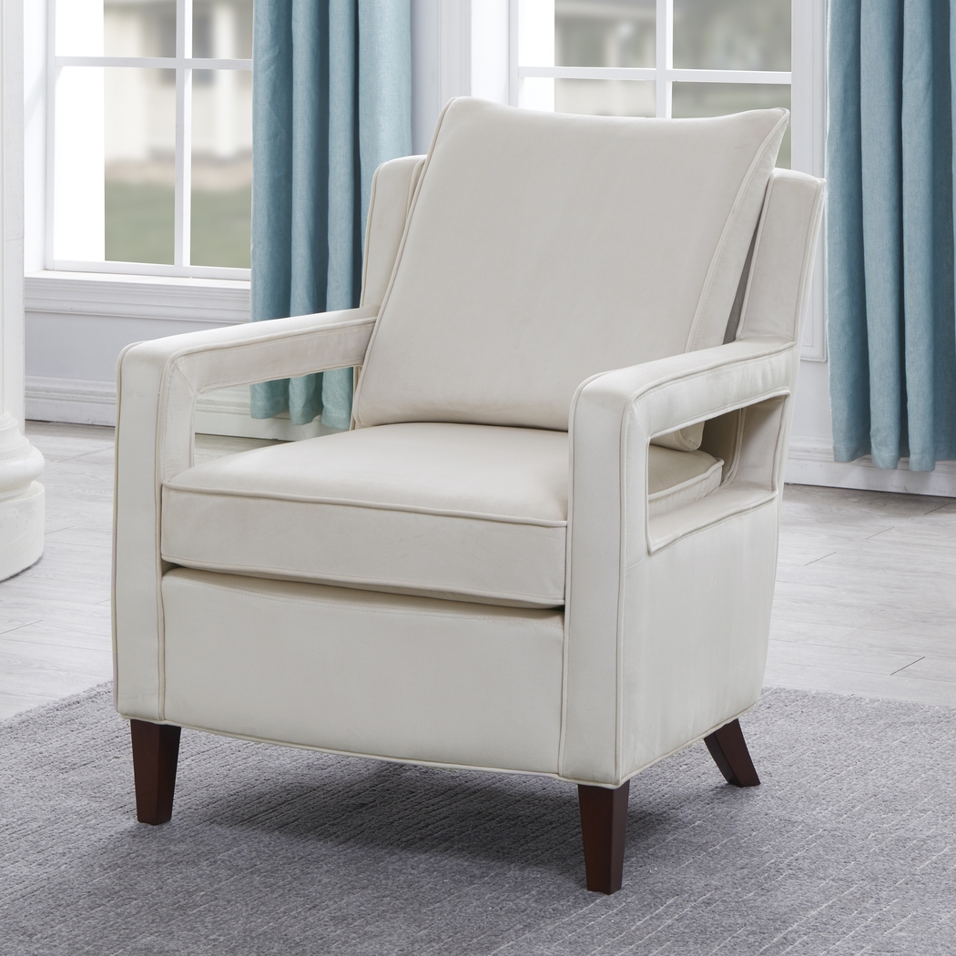 Hinkel Beige Accent Chair - Thumbnail - Image 2