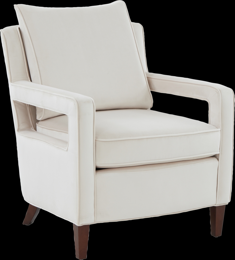 Hinkel Beige Accent Chair - Thumbnail - Image 1