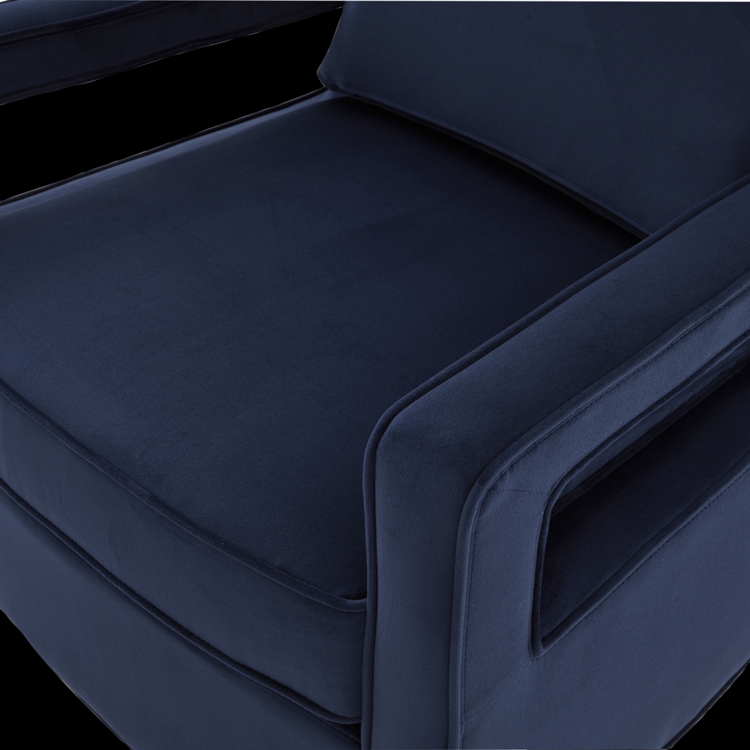 Hinkel Blue Accent Chair - Thumbnail - Image 7