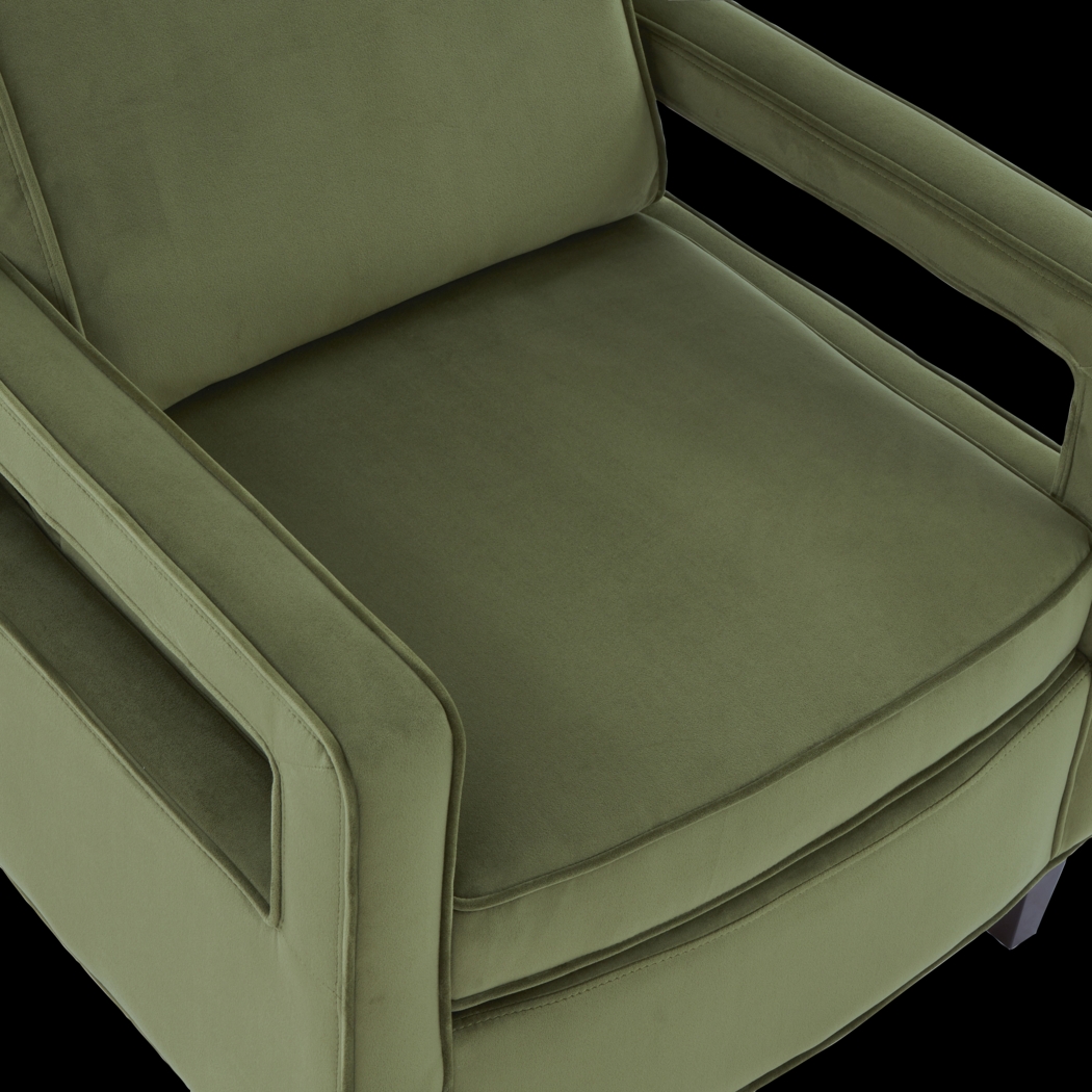 Hinkel Green Accent Chair - Thumbnail - Image 5