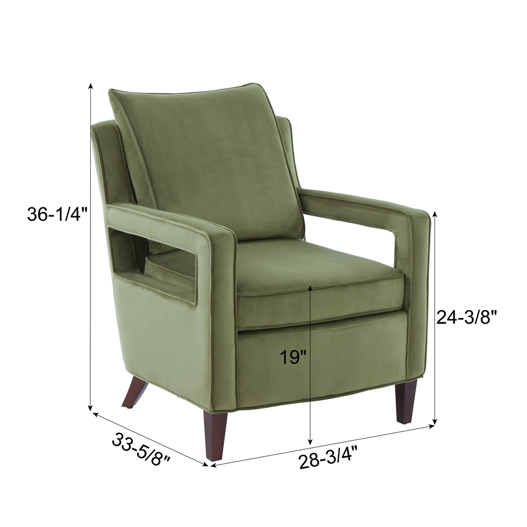 Hinkel Green Accent Chair - Thumbnail - Image 10