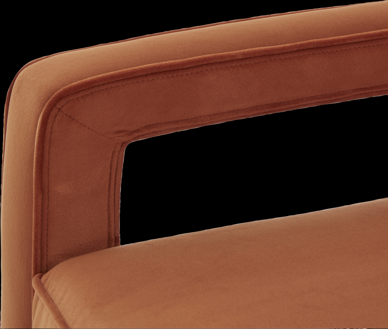 Hinkel Orange Accent Chair - Thumbnail - Image 10