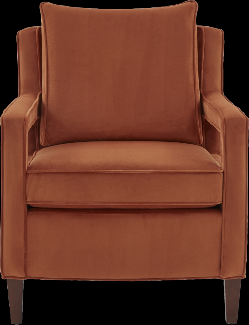 Hinkel Orange Accent Chair - Thumbnail - Image 11