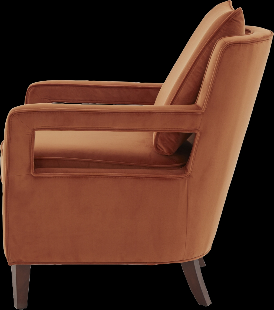 Hinkel Orange Accent Chair - Thumbnail - Image 12