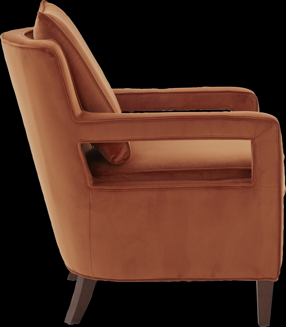 Hinkel Orange Accent Chair - Thumbnail - Image 13