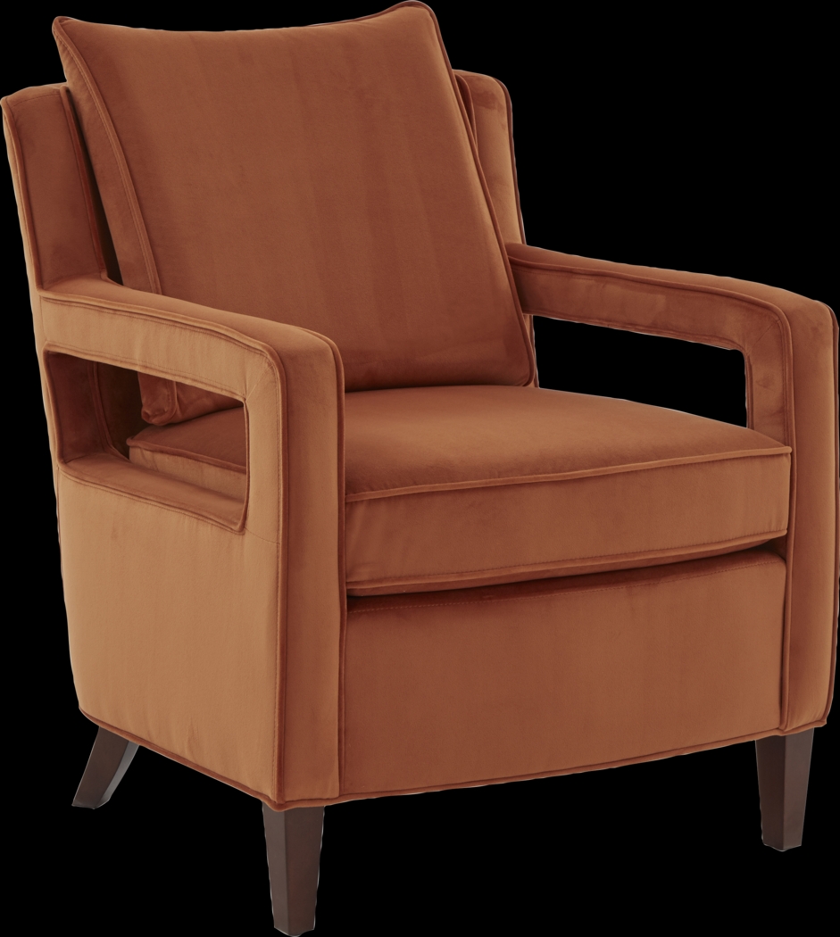 Hinkel Orange Accent Chair - Thumbnail - Image 1