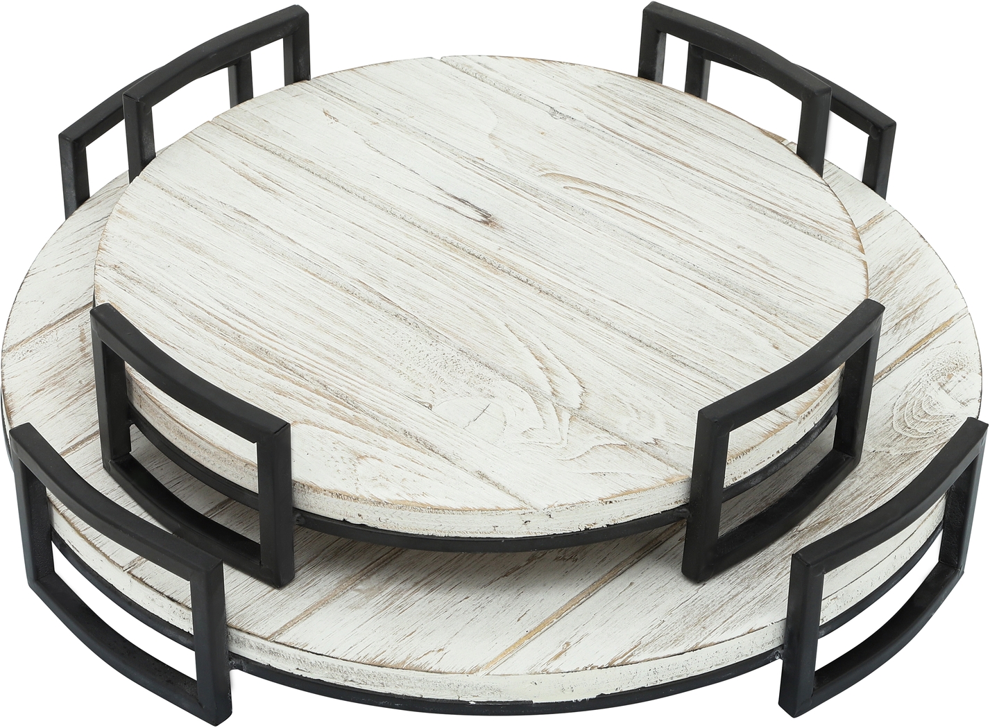 Hinnman Gray Tray, Set of 2 - Thumbnail - Image 2