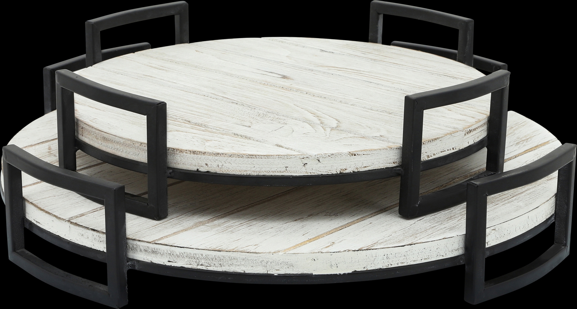 Hinnman Gray Tray, Set of 2 - Thumbnail - Image 1