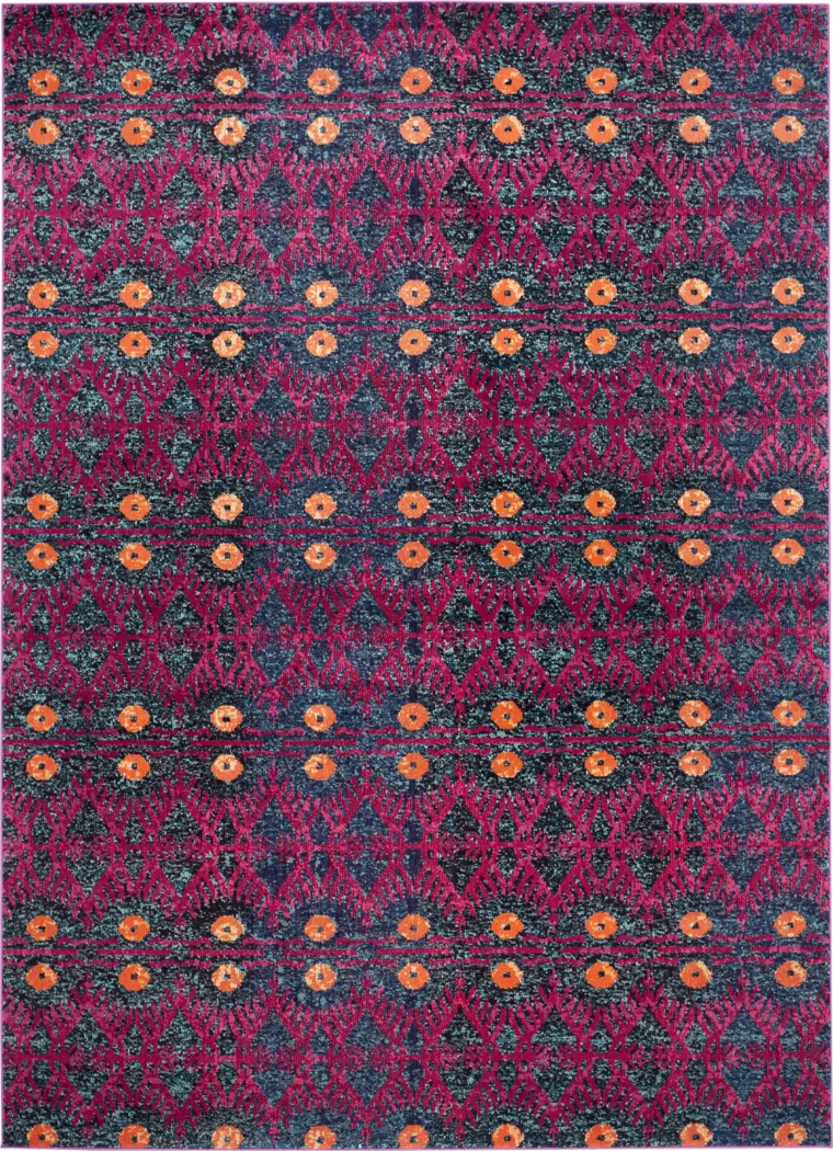 Hiroto Pink 8' x 11' Rug - Thumbnail - Image 1