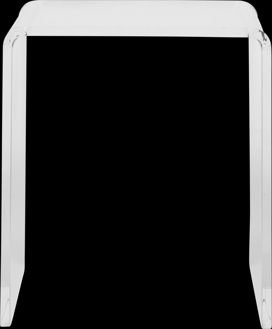 Hisega Clear End Table - Thumbnail - Image 3