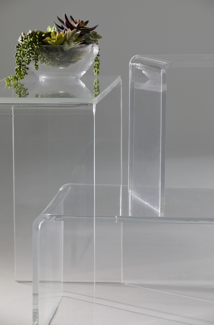 Hisega Clear End Table - Thumbnail - Image 4