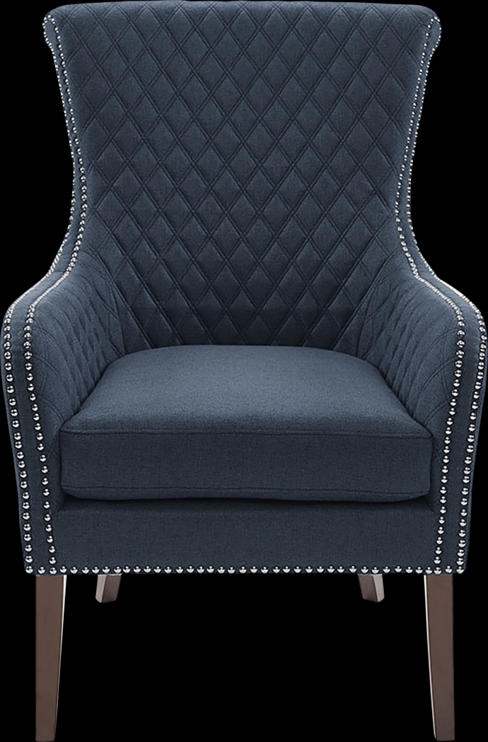 Hisey Blue Accent Chair - Thumbnail - Image 3